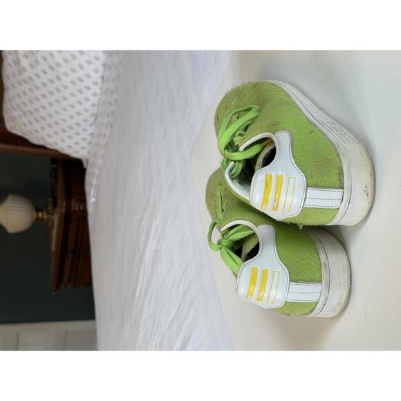 Adidas Green Felt Sneakers Pharrel Williams Size 11 - Picture 3 of 9